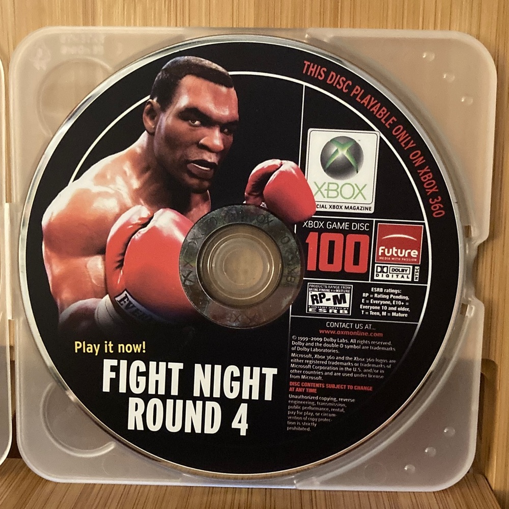 Fight Night Round 4 for Xbox 360 demo disc
